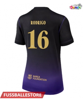 Günstige Barcelona Rodri Hernandez #16 Auswärtstrikot Damen 2026-27 Kurzarm